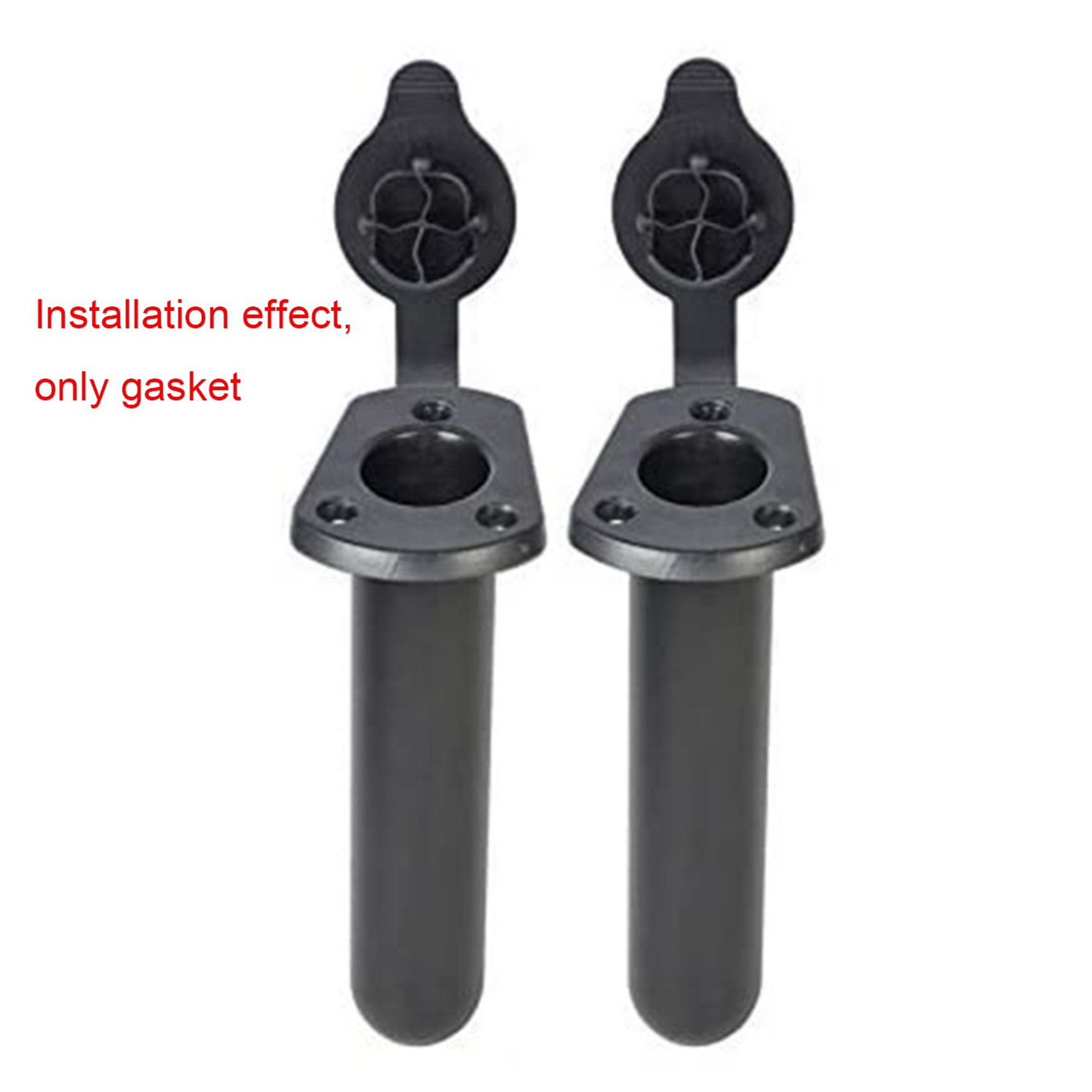 HOES-4 قطع من حشوات حامل صنارة - مراجعة Fishing Kayak Rod Holder وسعره