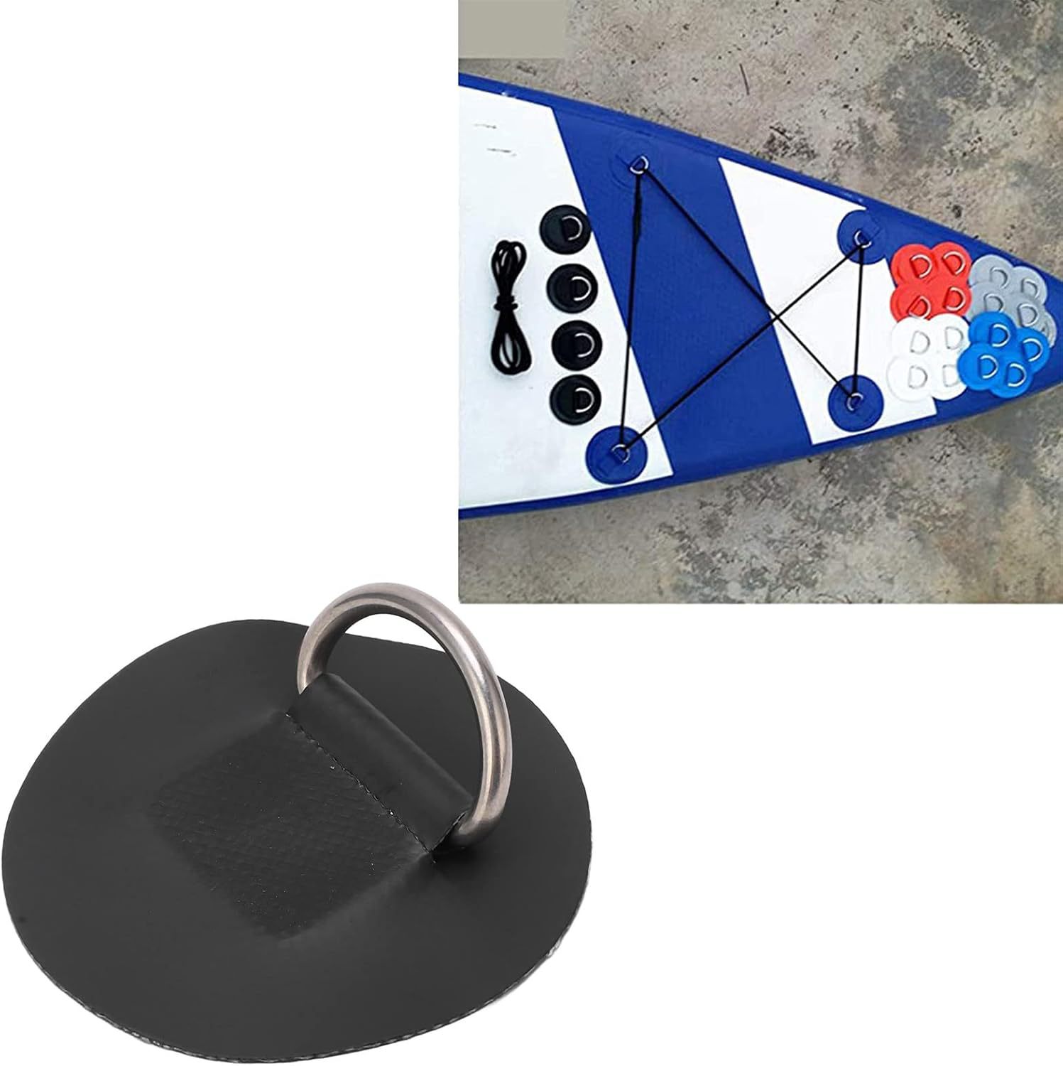 4 قطع حلقات D دائرية بقطر 8 سم - مراجعة Fishing Kayak Rod Holder وسعره